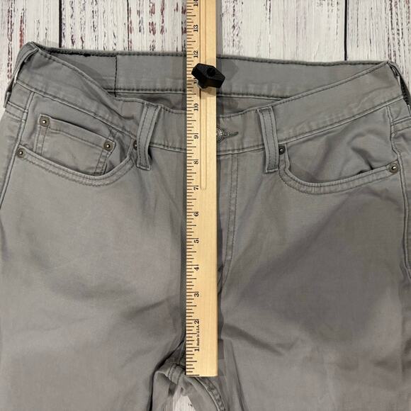 Levi’s 514 Slim Straight Soft-Touch Pants Gray W30 L30 - Picture 8 of 10